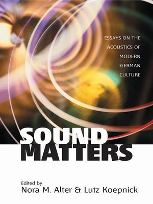 cover image of Sound Matters